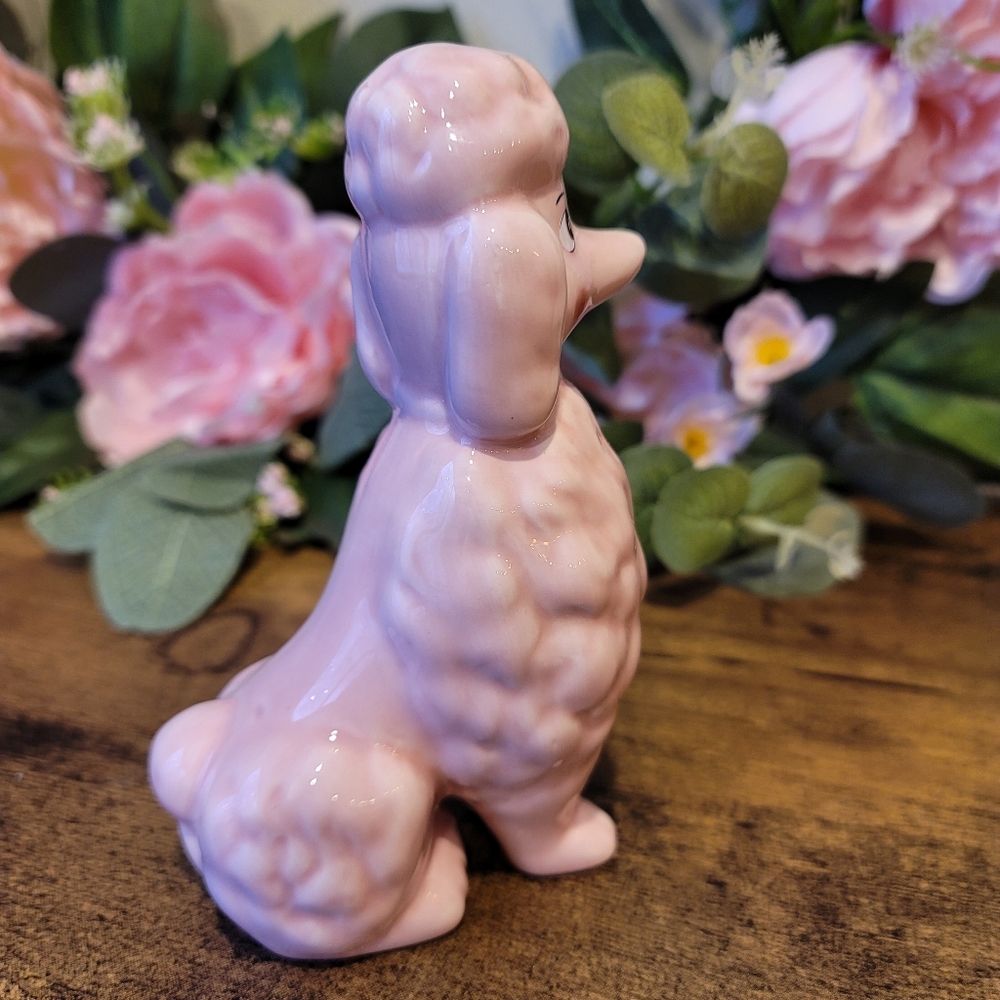Valentine Ceramic Poodle Figurine Pink - Spritz - Picture 2 of 6